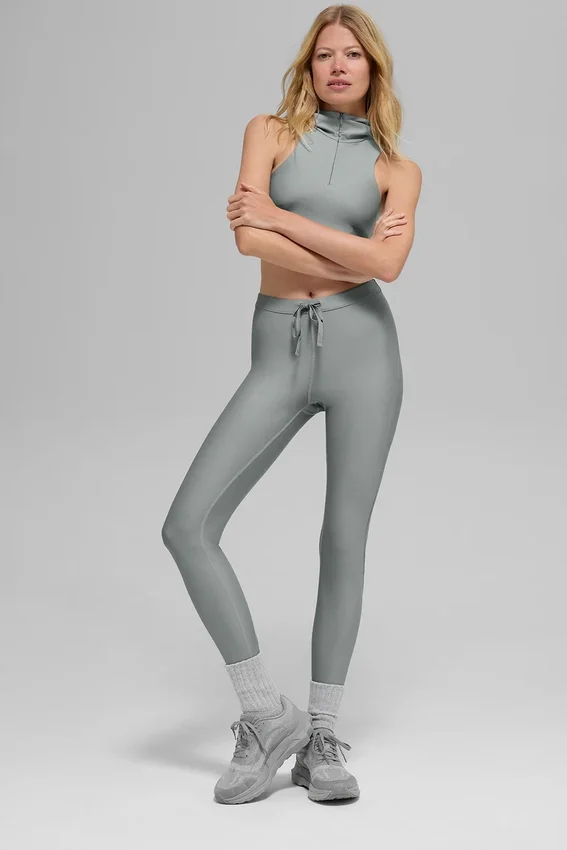 High-Waist Airlift Light Speed Legging - Gris lunaire