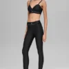 High-Waist Airlift Love Language Stirrup Legging - Noir