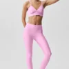 High-Waist Airlift Love Language Stirrup Legging - Rose Candy Heart