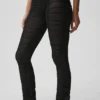 High-Waist Airlift Mesh Cherish Legging - Noir