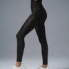 High-Waist Airlift Mesh Legging – Noir