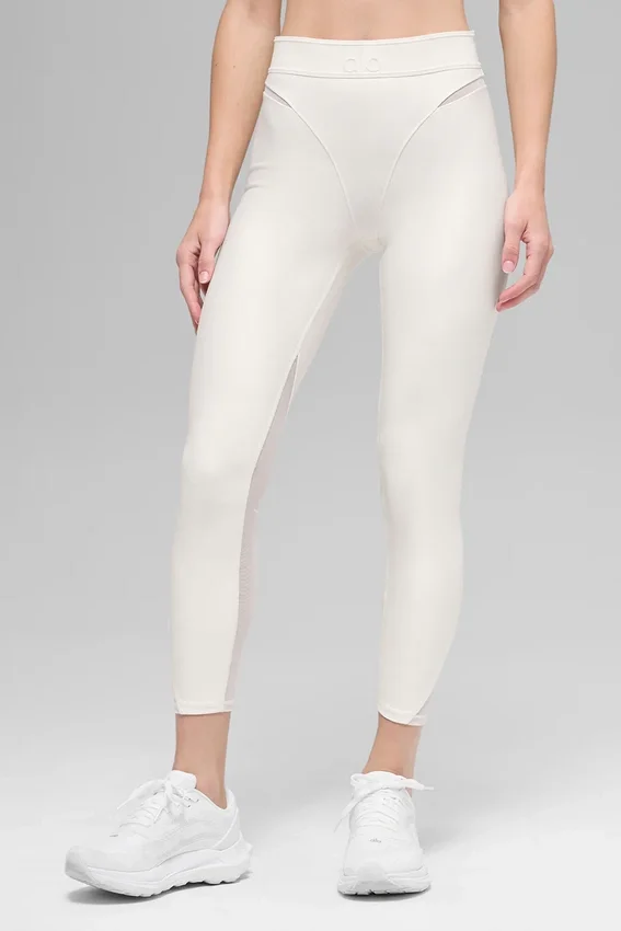High-Waist Airlift Rebel 7/8 Legging - Ivoire