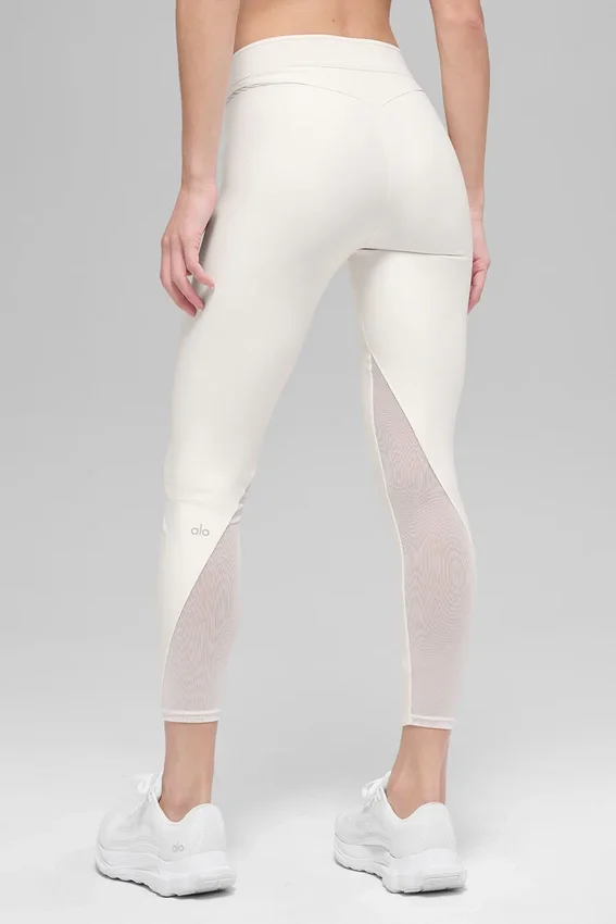 High-Waist Airlift Rebel 7/8 Legging - Ivoire