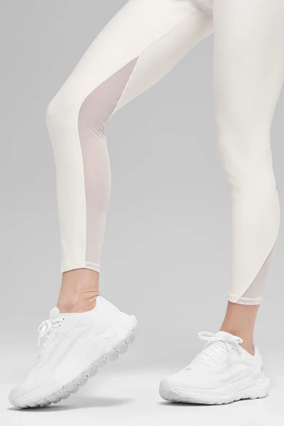 High-Waist Airlift Rebel 7/8 Legging - Ivoire