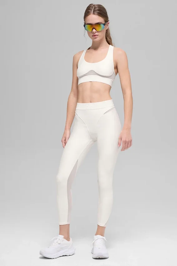High-Waist Airlift Rebel 7/8 Legging - Ivoire