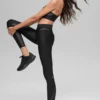 High-Waist Airlift Rebel 7/8 Legging – Noir