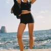 High-Waist Airlift Short - Black