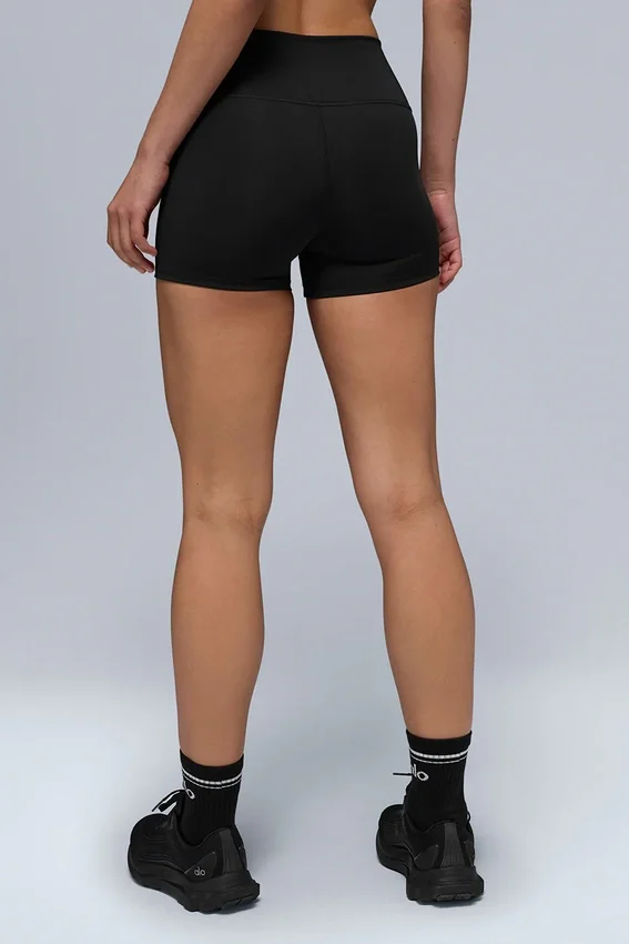 High-Waist Airlift Short - Black