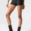 High-Waist Airlift Short – Noir