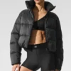 High-Waist Airlift Short – Noir