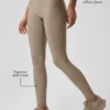 High-Waist Airlift Sleek Legging - Gravel