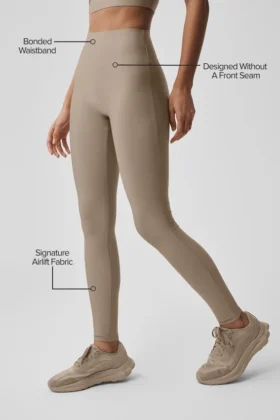 High-Waist Airlift Sleek Legging – Gravel