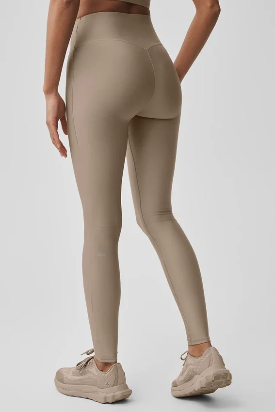 High-Waist Airlift Sleek Legging - Gravel