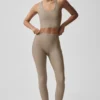 Débardeur avec soutien-gorge intégré Airlift Super Sleek - Gravel