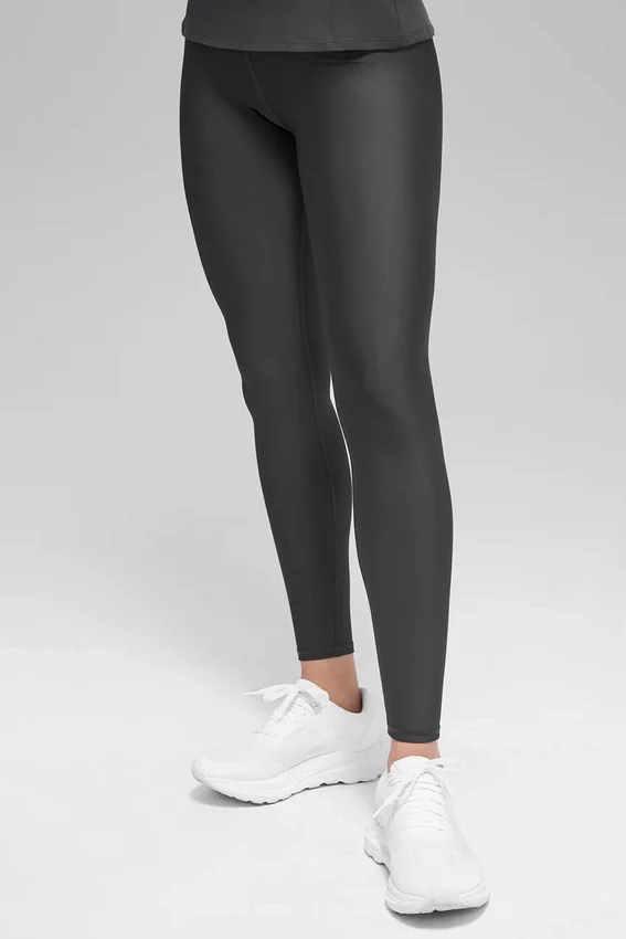 High-Waist Airlift Winter Warm Legging - Anthracite