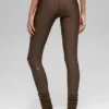 High-Waist Airlift Winter Warm Legging - Espresso