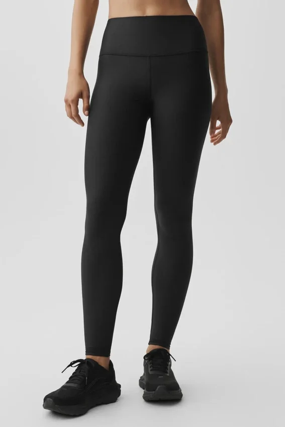 High-Waist Airlift Winter Warm Legging - Noir