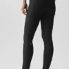 High-Waist Airlift Winter Warm Legging - Noir