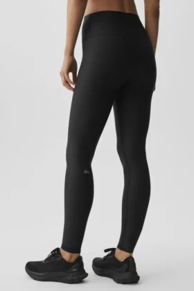High-Waist Airlift Winter Warm Legging – Noir