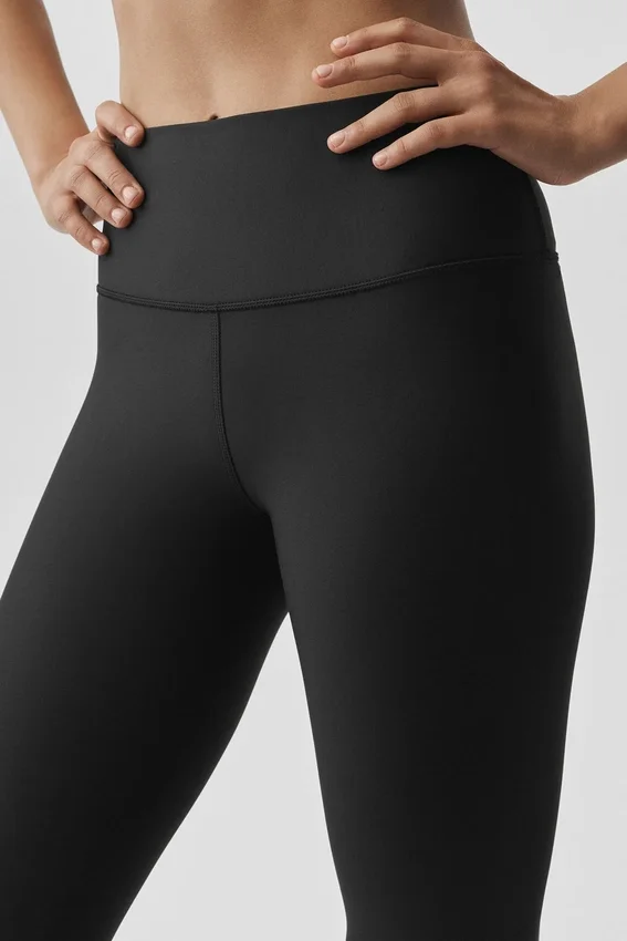 High-Waist Airlift Winter Warm Legging - Noir
