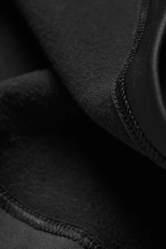 High-Waist Airlift Winter Warm Legging - Noir