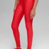 High-Waist Airlift Winter Warm Legging – Rouge vif
