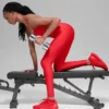High-Waist Airlift Winter Warm Legging – Rouge vif