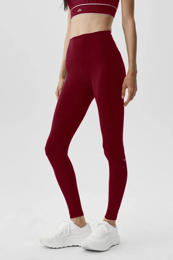 High-Waist Alo Softsculpt Legging - Rouge « Summer Romance »