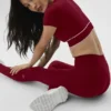 High-Waist Alo Softsculpt Legging - Rouge « Summer Romance »