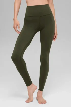 High-Waist Alo Softsculpt Legging - Vert olive