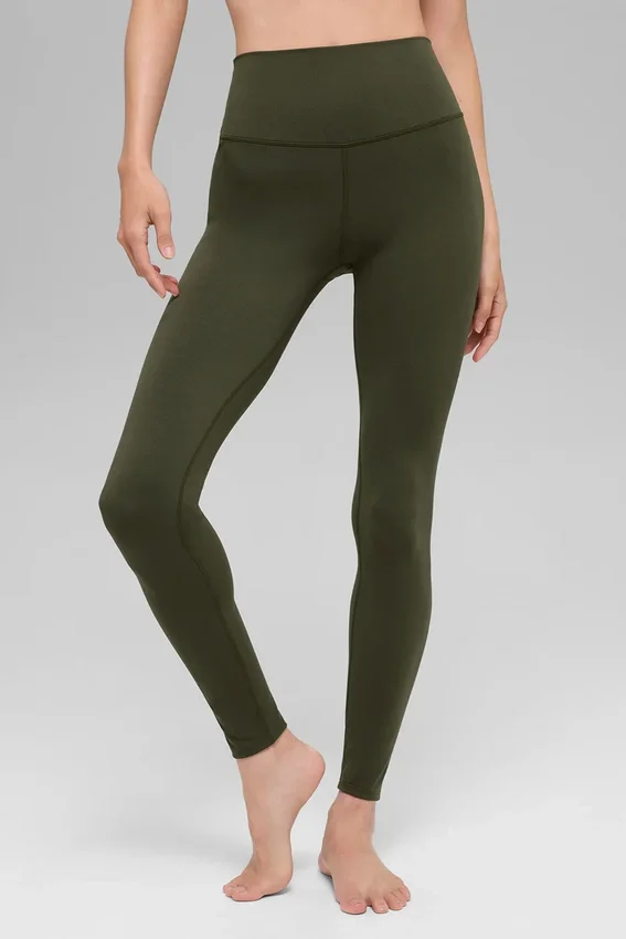 High-Waist Alo Softsculpt Legging - Vert olive
