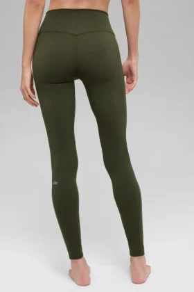 High-Waist Alo Softsculpt Legging – Vert olive