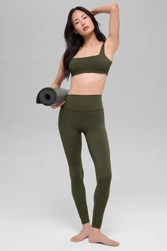 High-Waist Alo Softsculpt Legging - Vert olive