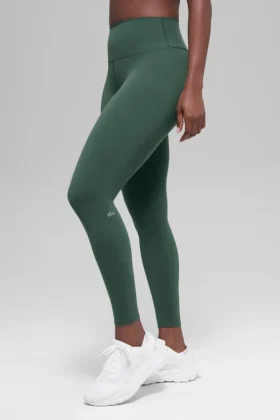 High-Waist Alo Softsculpt Legging - Vert trèfle
