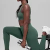 High-Waist Alo Softsculpt Legging - Vert trèfle