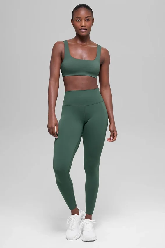 High-Waist Alo Softsculpt Legging - Vert trèfle