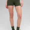 High-Waist Alo Softsculpt Precision Short - Vert olive