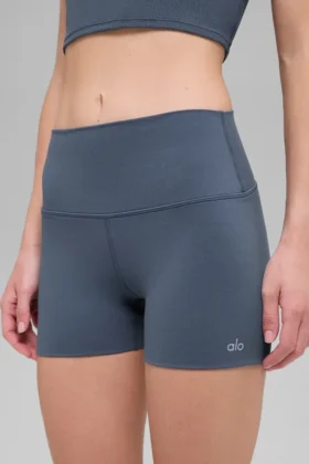 High-Waist Alo Softsculpt Short — Bluestone