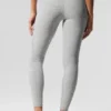 High-Waist Alosoft 7/8 « Better Together » - Gris chiné athlétique