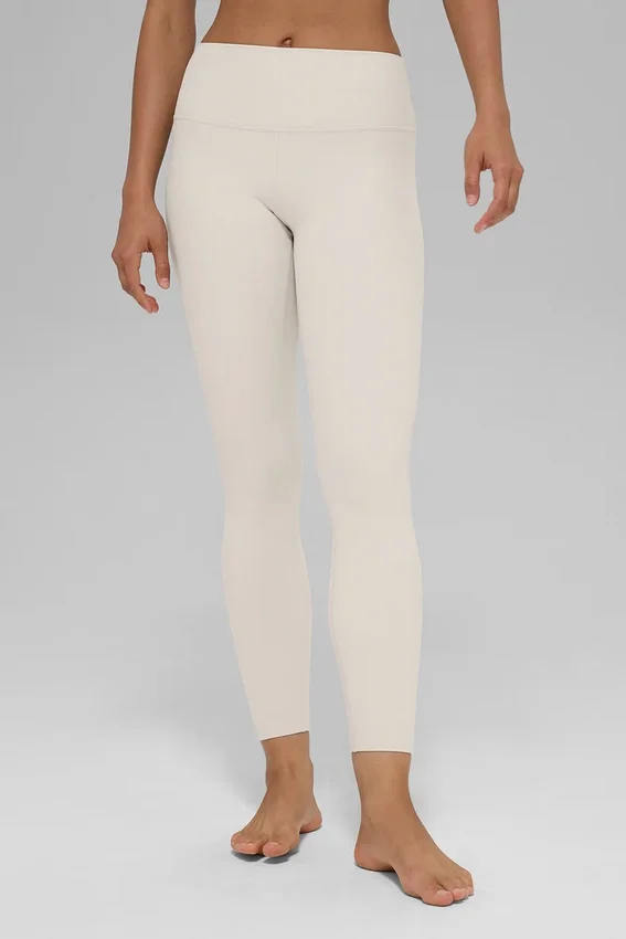 High-Waist Alosoft 7/8 Highlight Legging - Beige