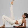 High-Waist Alosoft 7/8 Highlight Legging - Beige