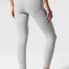 High-Waist Alosoft 7/8 Highlight Legging – Gris chiné athlétique