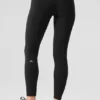 High-Waist Alosoft 7/8 Highlight Legging – Noir