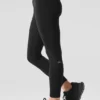 High-Waist Alosoft 7/8 Highlight Legging – Noir