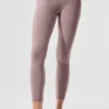 High-Waist Alosoft 7/8 Highlight Legging - Rose foncé Quartz chiné