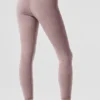 High-Waist Alosoft 7/8 Highlight Legging - Rose foncé Quartz chiné