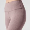 High-Waist Alosoft 7/8 Highlight Legging - Rose foncé Quartz chiné