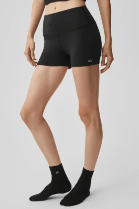High-Waist Alosoft Carefree 3″ – Noir