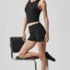 High-Waist Alosoft Carefree 3" - Noir