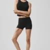 High-Waist Alosoft Carefree 3" - Noir